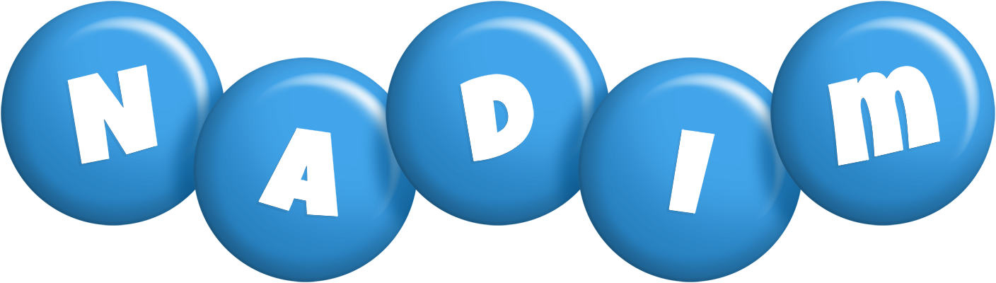 Nadim candy-blue logo