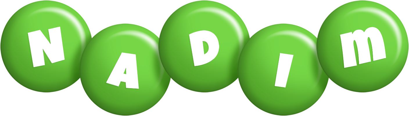 Nadim candy-green logo