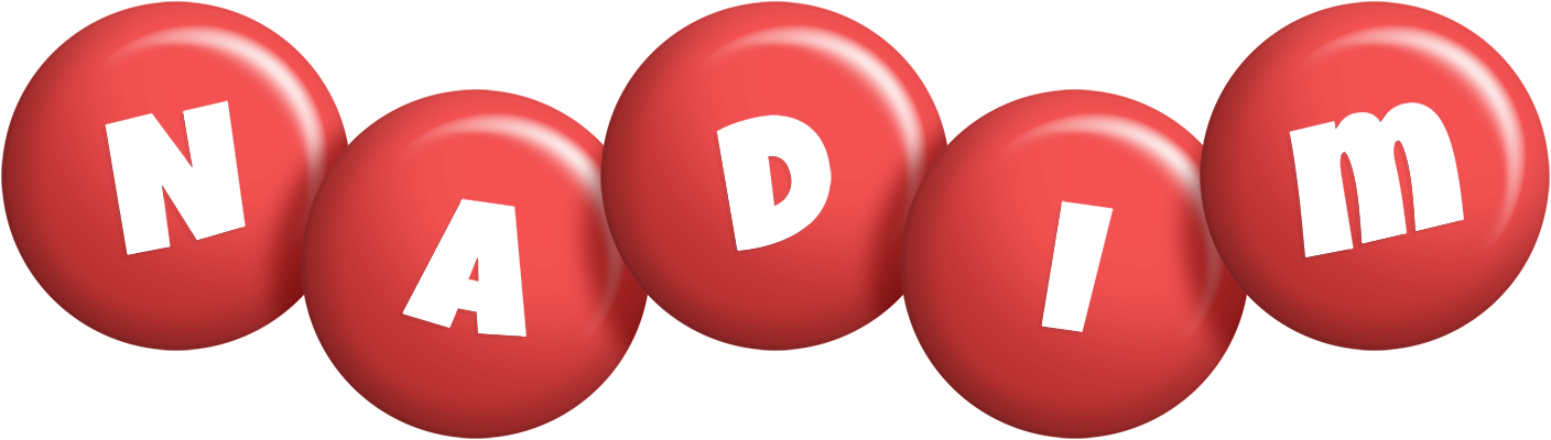 Nadim candy-red logo