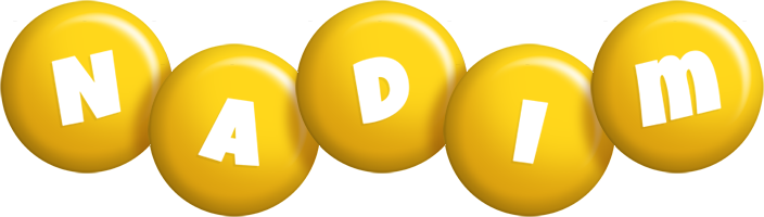 Nadim candy-yellow logo