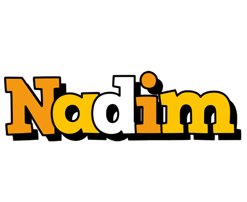 Nadim cartoon logo