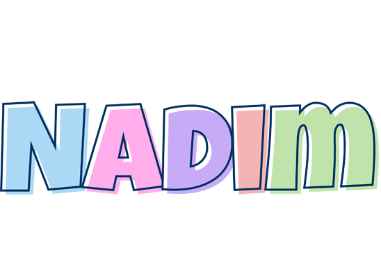 Nadim pastel logo