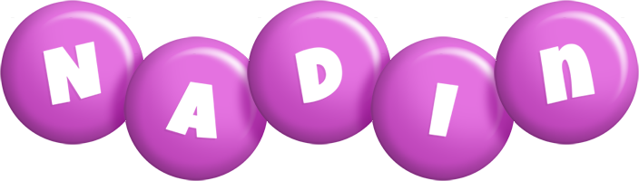 Nadin candy-purple logo