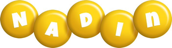 Nadin candy-yellow logo