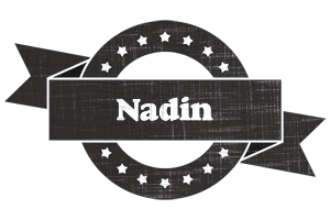 Nadin grunge logo