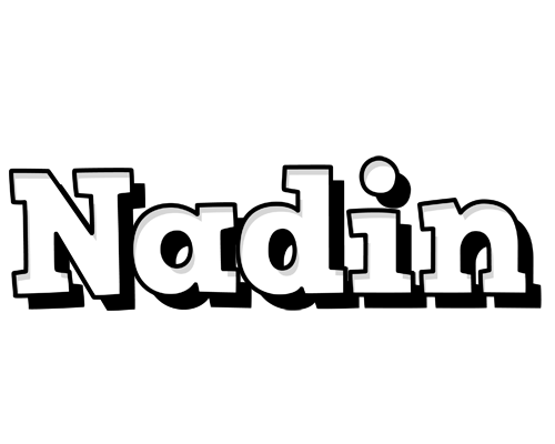 Nadin snowing logo