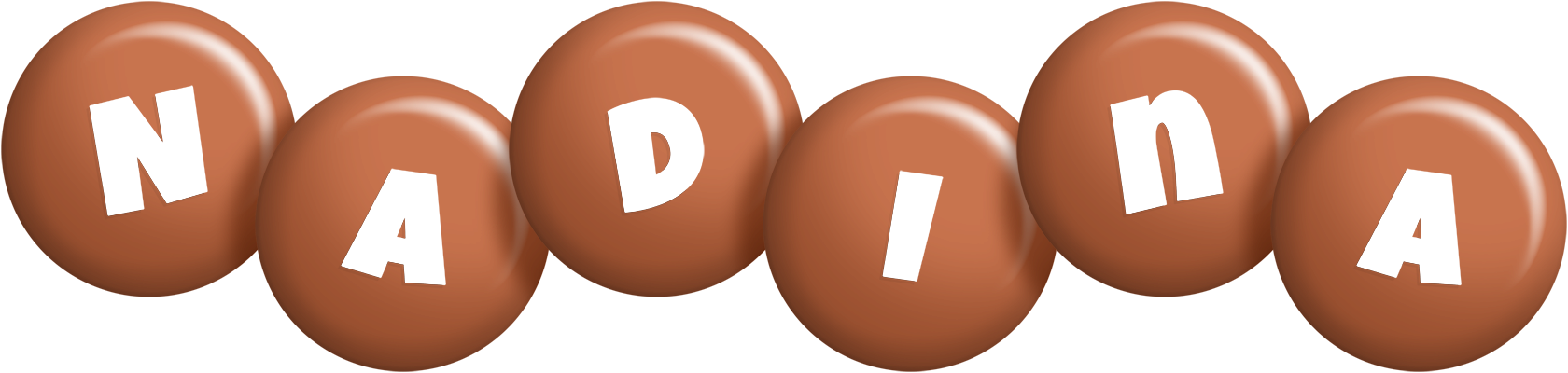 Nadina candy-brown logo