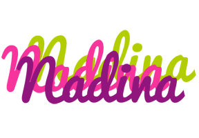 Nadina flowers logo