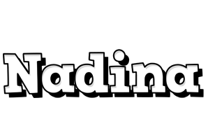 Nadina snowing logo