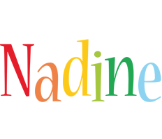 Nadine birthday logo