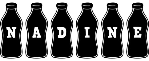 Nadine bottle logo