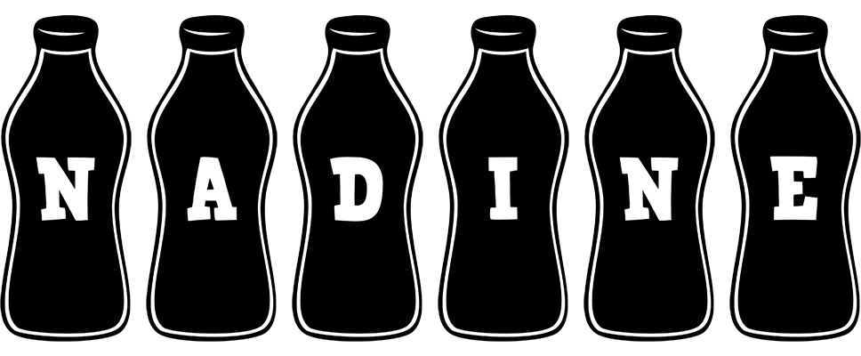 Nadine bottle logo