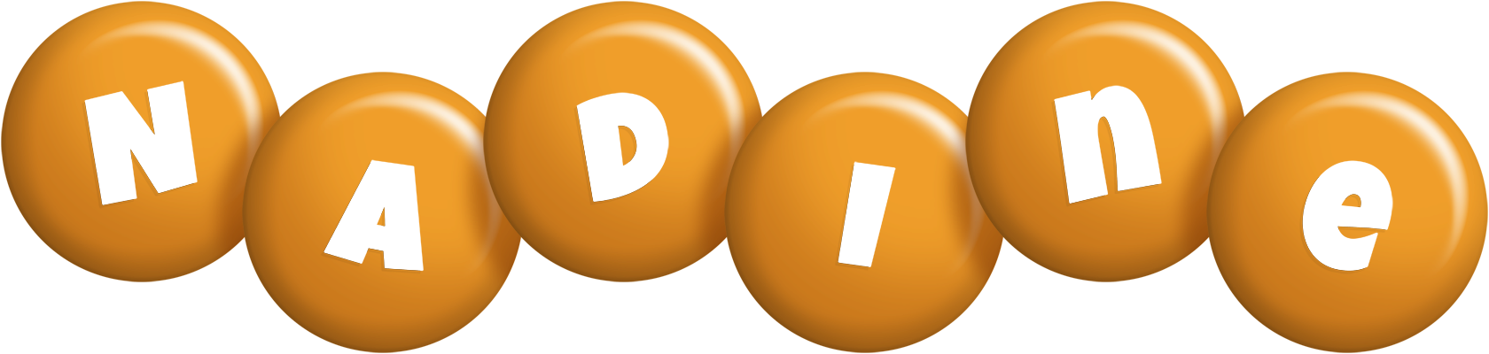 Nadine candy-orange logo