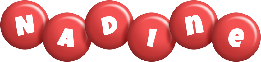 Nadine candy-red logo