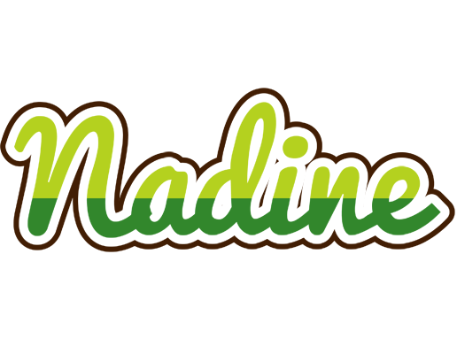 Nadine golfing logo