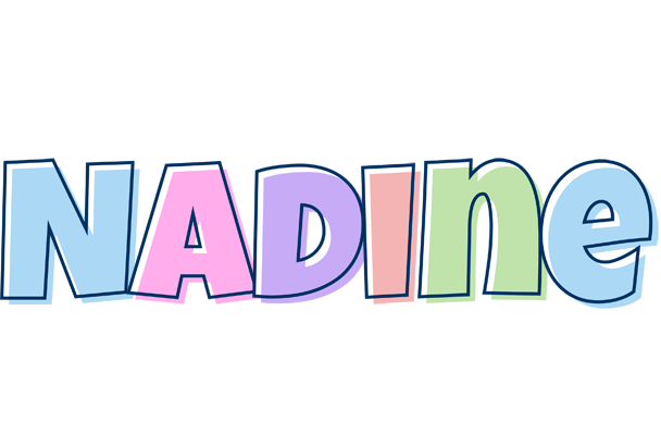 Nadine pastel logo