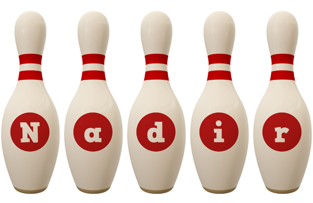 Nadir bowling-pin logo