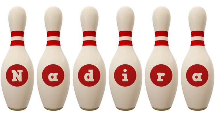 Nadira bowling-pin logo