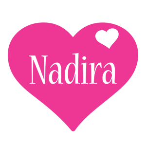 Nadira love-heart logo
