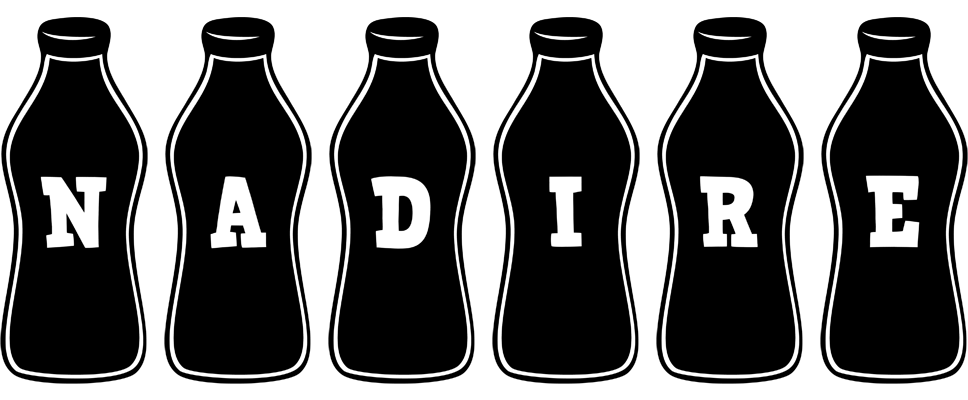Nadire bottle logo