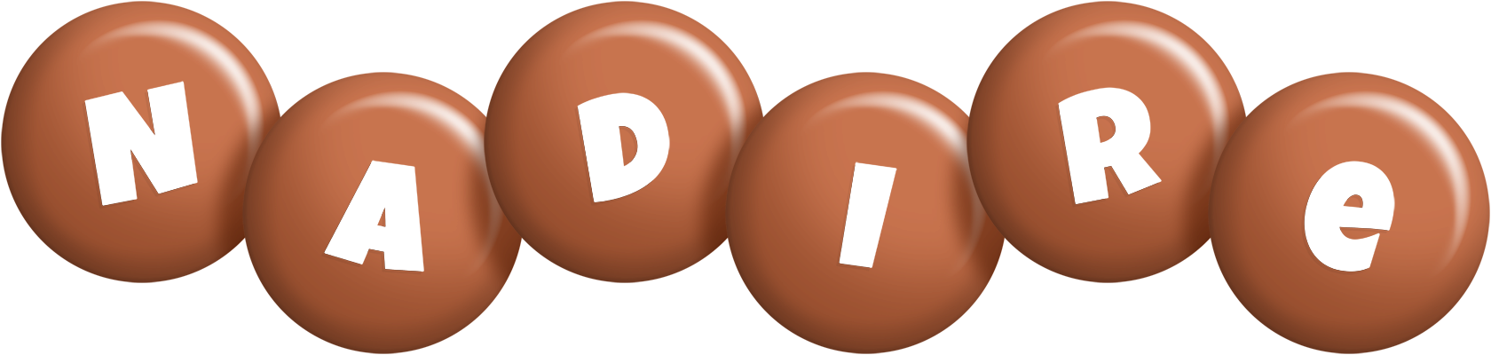 Nadire candy-brown logo