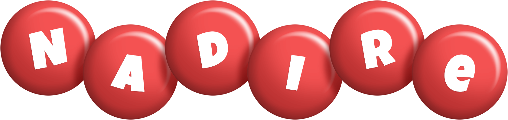 Nadire candy-red logo