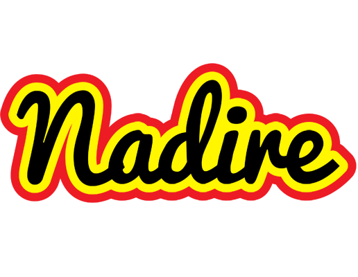 Nadire flaming logo