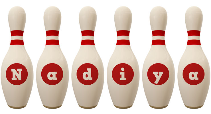 Nadiya bowling-pin logo