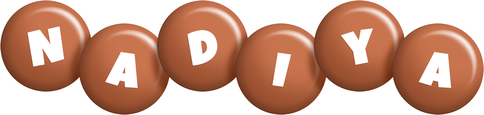 Nadiya candy-brown logo