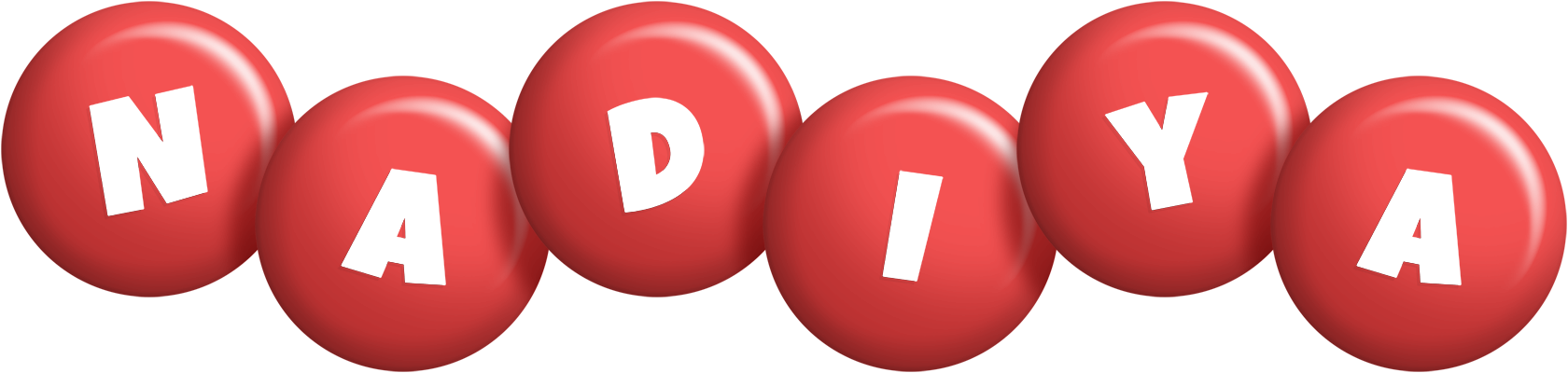Nadiya candy-red logo