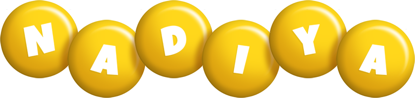 Nadiya candy-yellow logo