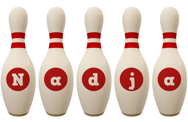 Nadja bowling-pin logo