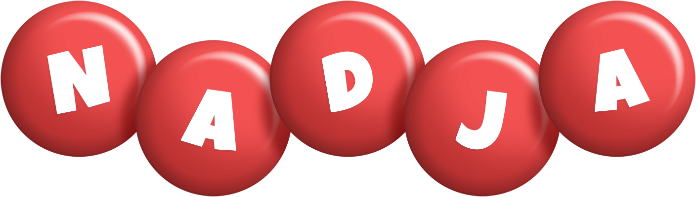 Nadja candy-red logo