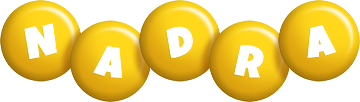 Nadra candy-yellow logo