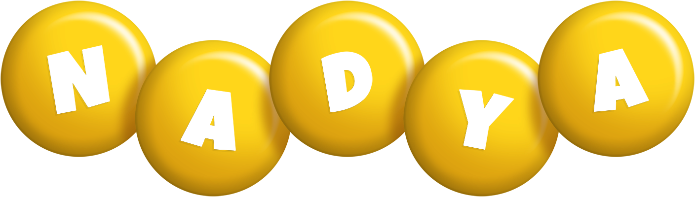 Nadya candy-yellow logo