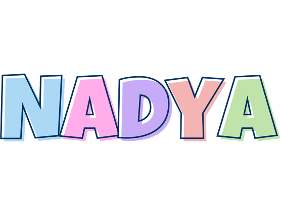Nadya pastel logo