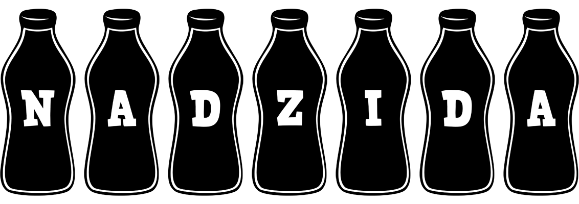 Nadzida bottle logo