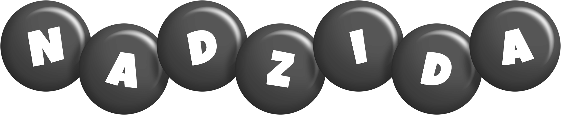 Nadzida candy-black logo