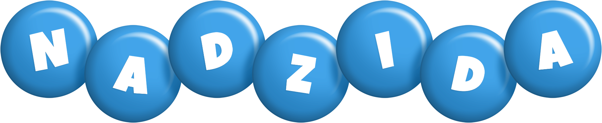 Nadzida candy-blue logo