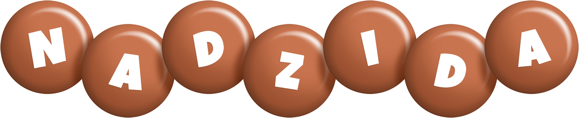 Nadzida candy-brown logo