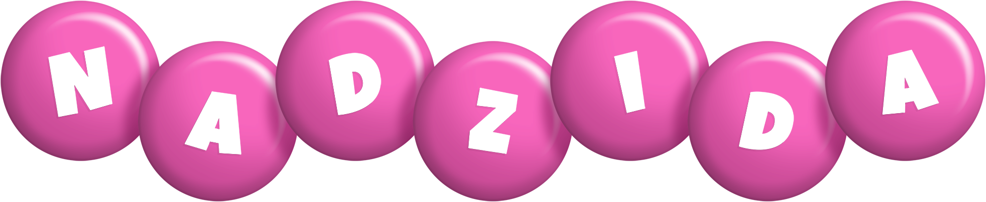 Nadzida candy-pink logo