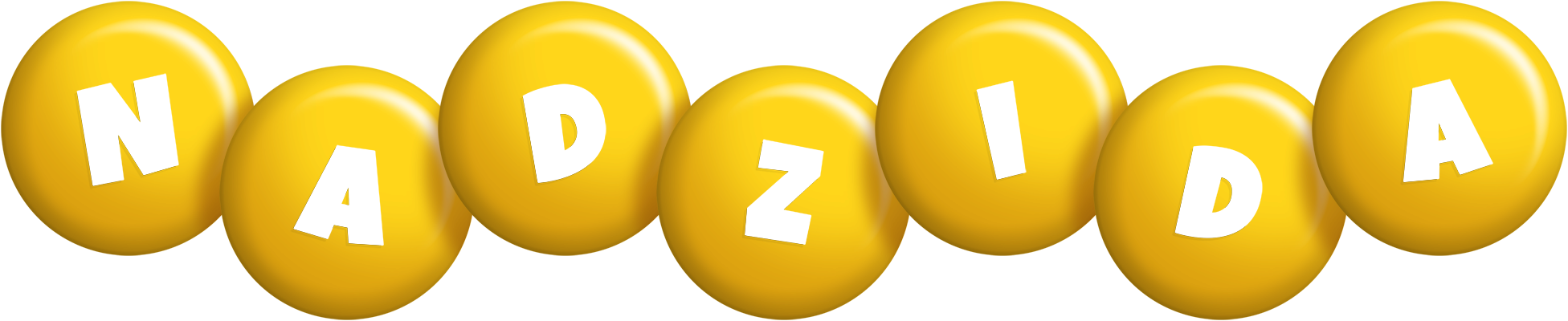 Nadzida candy-yellow logo