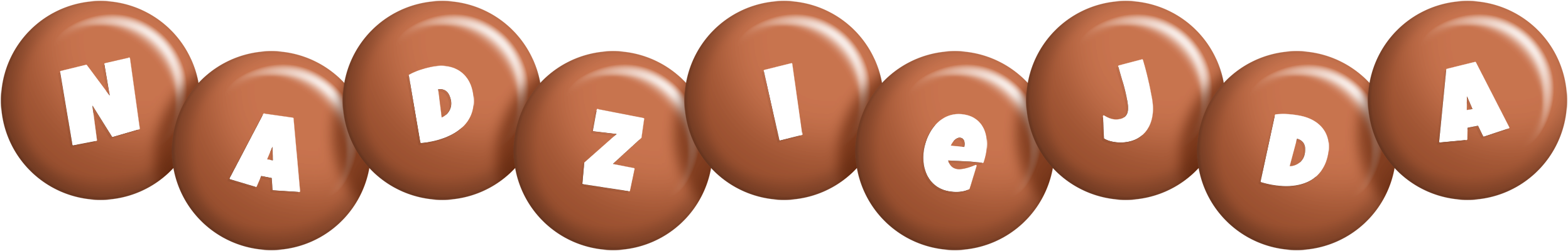 Nadziejda candy-brown logo