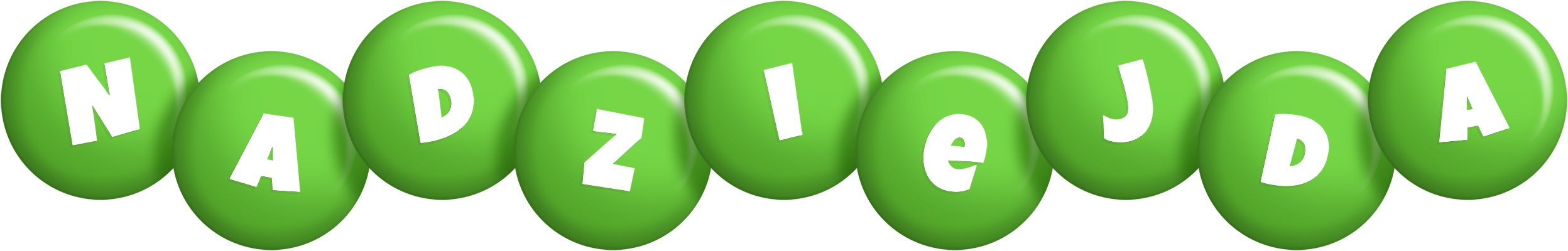 Nadziejda candy-green logo