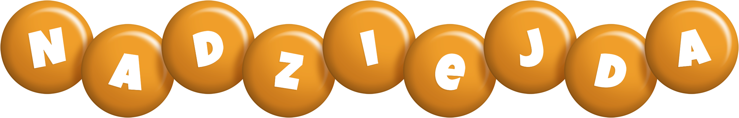 Nadziejda candy-orange logo