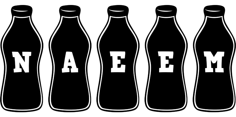 Naeem bottle logo