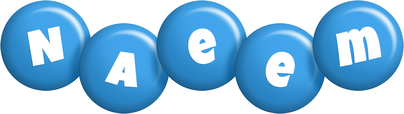 Naeem candy-blue logo