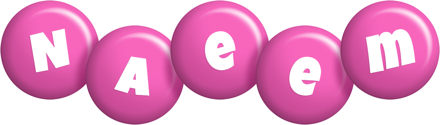 Naeem candy-pink logo