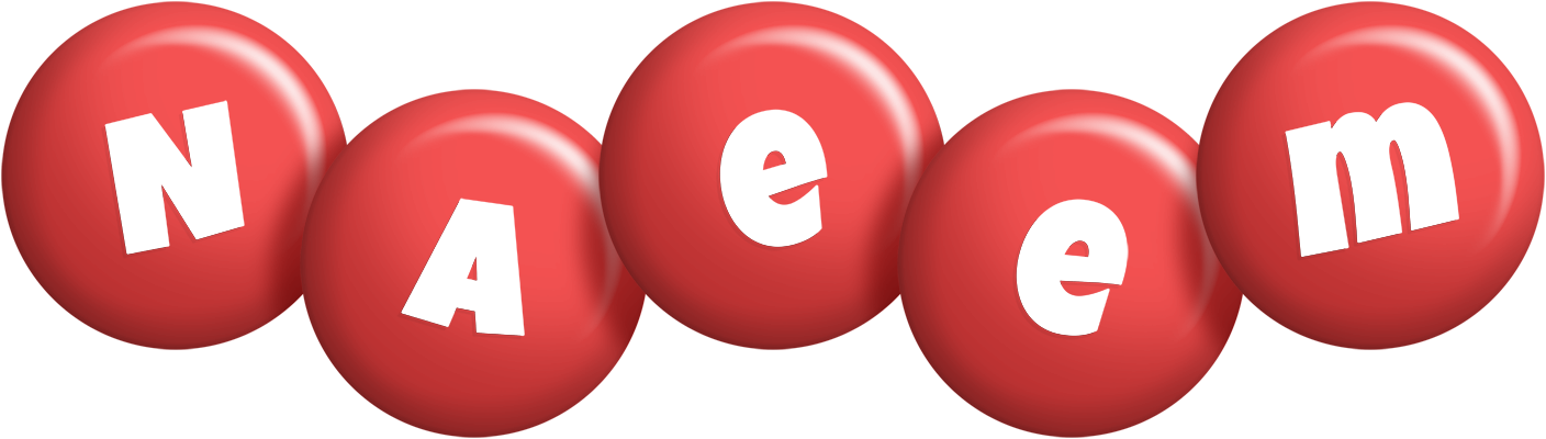 Naeem candy-red logo