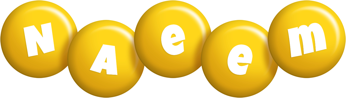 Naeem candy-yellow logo